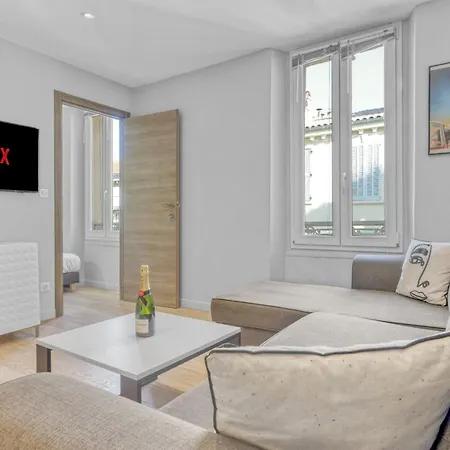 F3 Riouffe , Hypercentre A 2minutes Du Palais Des Festivals Apartment *